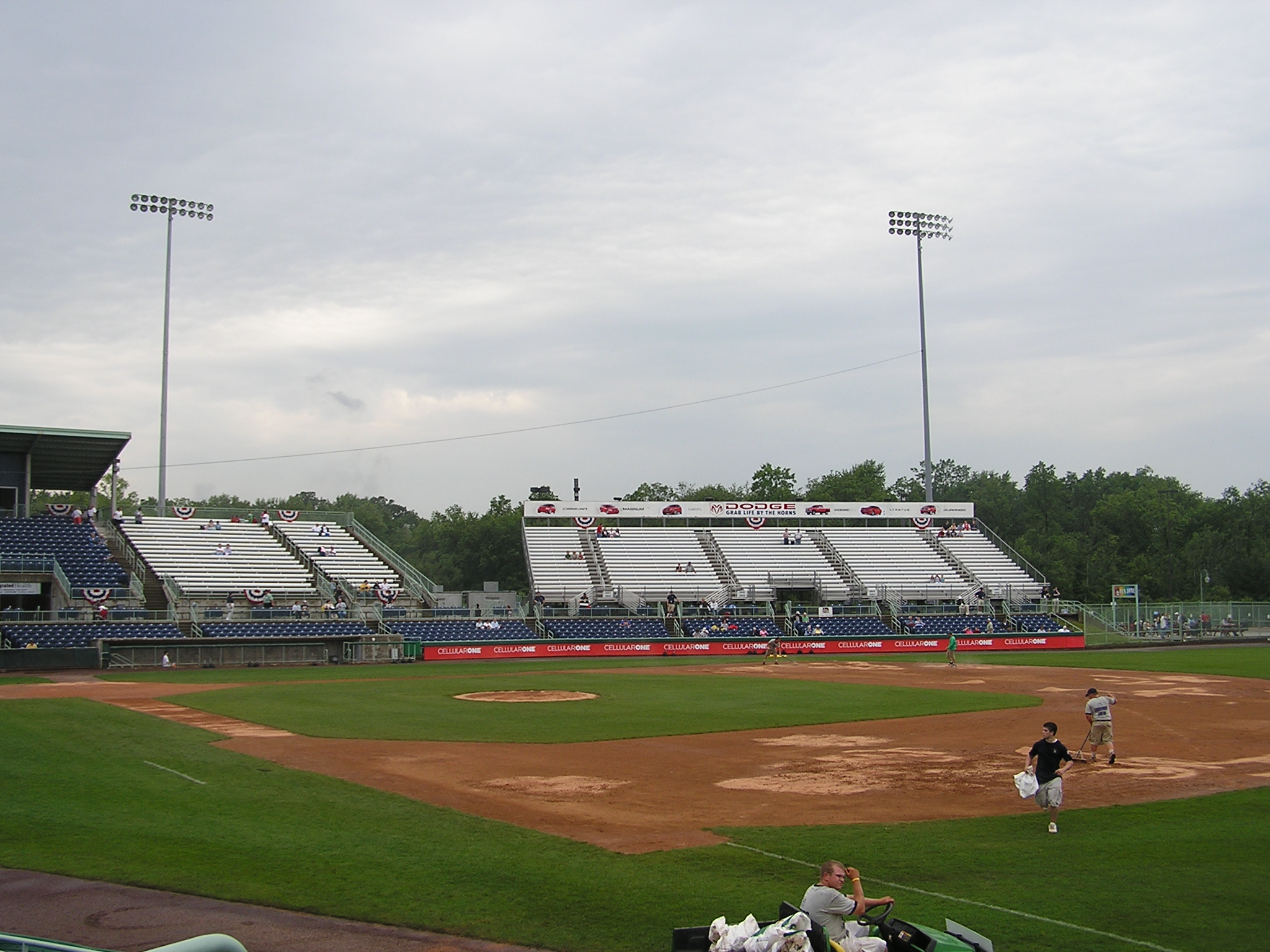 Eastwood Field's 3rd base seating
